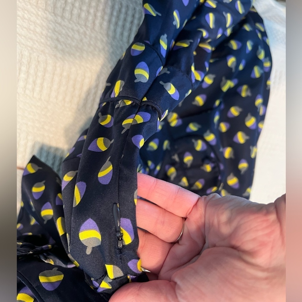 Anthropologie Hi There Karen Walker Dress Size 8 Retro Print Shift Midi Mini - Picture 9 of 12